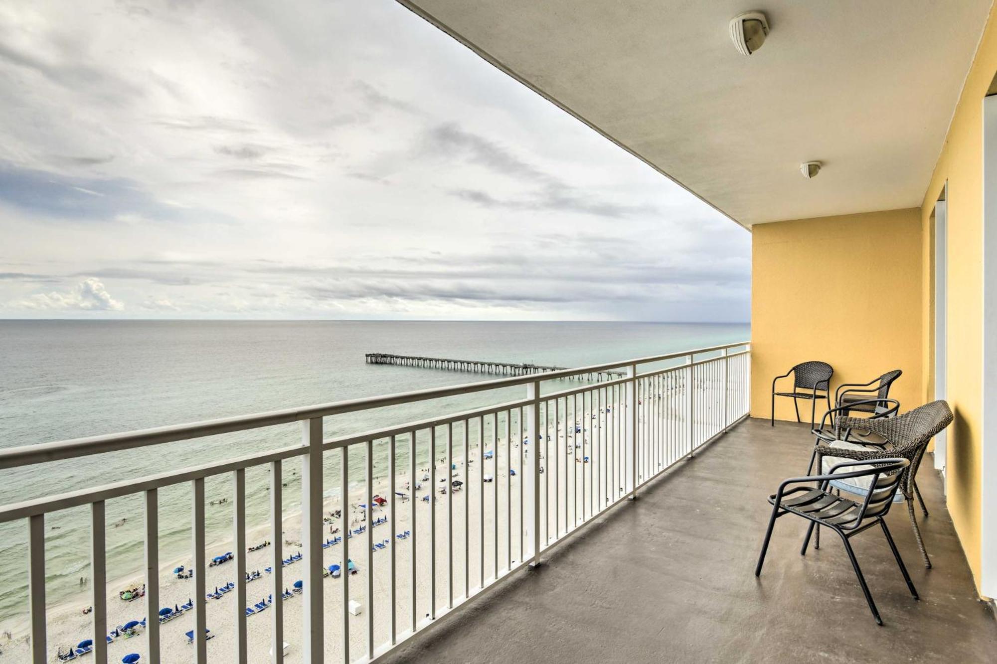 Oceanfront Pcb Condo With Gulf Views And Pool Access! Panama City Beach Exterior photo